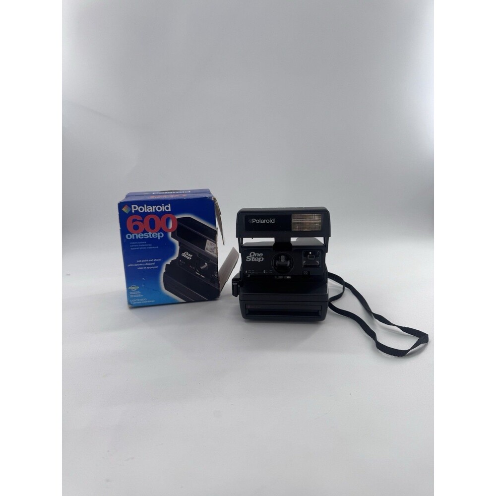 Vintage Polaroid One Step Close Up Instant 600 Film Camera Tested Working